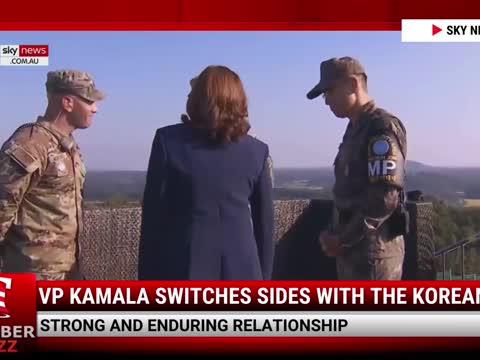 Video: VP Kamala Switches Sides With The Koreans