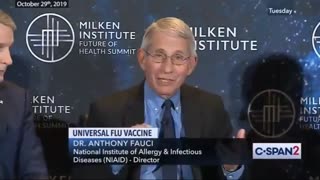 MUST WATCH: Fauci Talks Vaccines 2 Months Before Pandemic