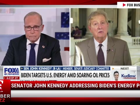 Watch Senator John Kennedy Addressing Biden's Energy Policy