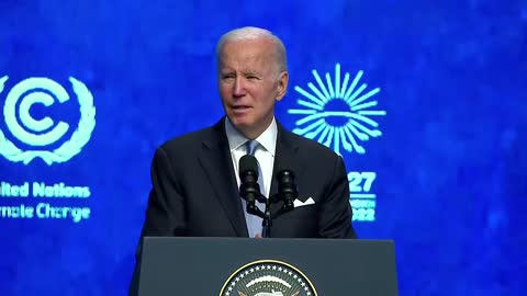Climate Protesters Loudly Interrupt Biden Speech With Animal Noises