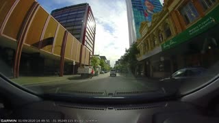 Check Blind Spot And Traffic Before Leaving Parking Spot