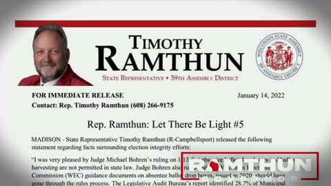 Courage and Conviction of, by, and for the people! (Ramthun for governor ad)