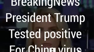 PRESIDENT&FIRST LADY TEST POSITIVE TO CHINA VIRUS