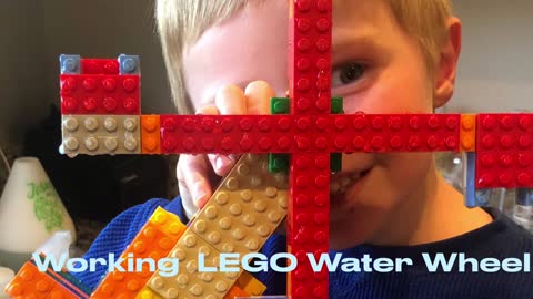 Working LEGO Water Wheel