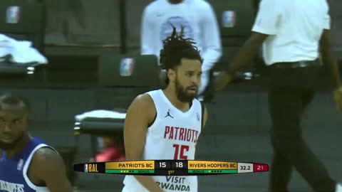 J. Cole's first Points of His Pro Basketball Career