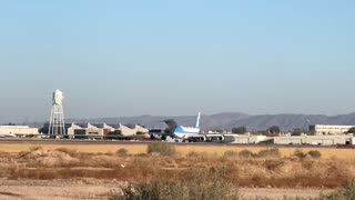 Air Force One Leaving Goodyear, Az after 2020 rally