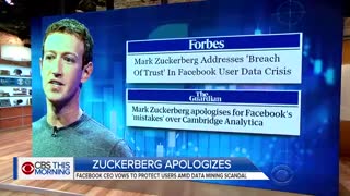 Mark Zuckerberg says he's really sorry for Facebook data