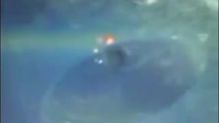 ufo filmed from a passenger plane