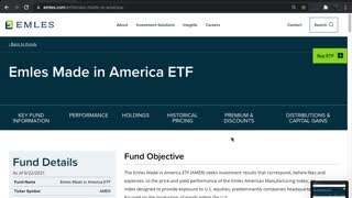 AMER ETF Introduction ( Made in America )