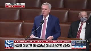 House Minority Leader Kevin McCarthy defends Rep. Paul Gosar