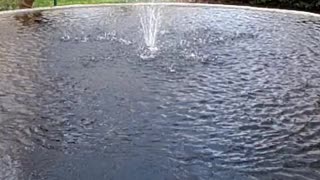 Fountain in slow motion