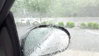 Slow motion rain window