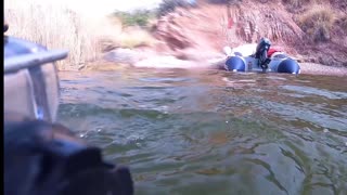 Diving saguaro lake