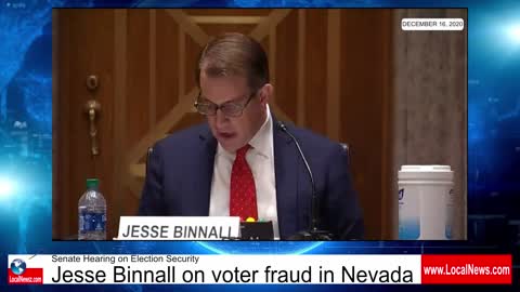 Senate Hearing Dec 16 2020 Jesse Binnall on Nevada Voter Fraud
