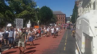 Belfast freedom rave protest