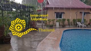 Heavy rain in Thailand