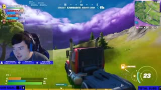 Arch is just playing with cars in Fortnite!