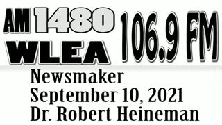 Wlea Newsmaker, September 10, 2021, Dr Robert Heineman