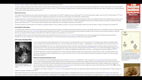 Wikipedia ROSWELL INCIDENT Page BEFORE We Uncovered MONKEY EXPERIMENTS from 1940's in New Mexico