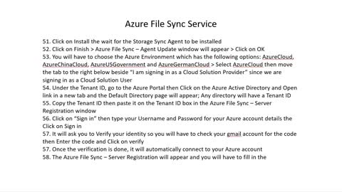 What is Azure File Sync Service and How to Create