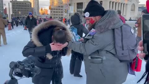 Ottawa Peaceful Protestors Violently Attacked by Trudeau's Gov't And WEF!!!