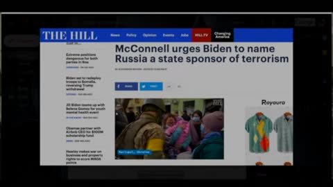 Does McConnell Even Understand What Naming Russia A "State Sponsor of Terrorism" Would Mean?