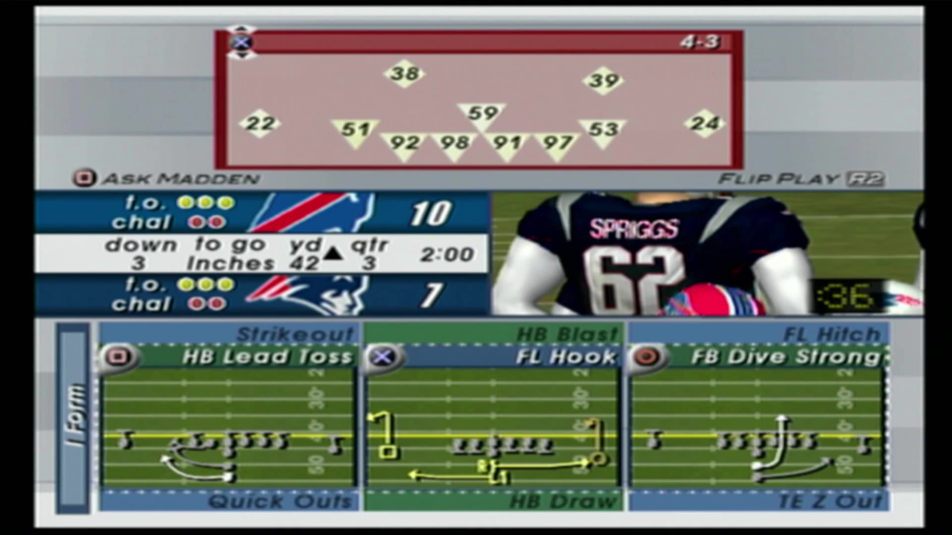 Madden NFL 2003 PS1 Gameplay HD 