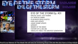 Eye of the Storm Ep 31 - Tue 10:30 PM ET -