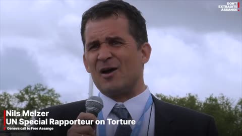 NILS MELZER UN Special Rapporteur On Torture Defending JULIAN ASSANGE