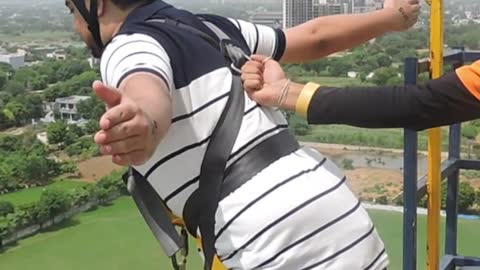 BUNGY Jump in India | 60 mtrs | Jump from 18th floor
