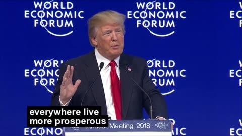 Donald Trump speech at 2018 WEF meeting in Davos