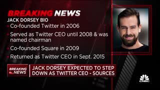 Jack Dorsey Stepping Down From Twitter