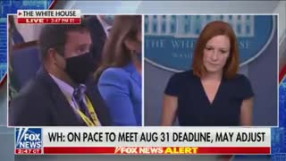 Psaki Left Perplexed When Confronted About Taliban Not Letting People In To Airport
