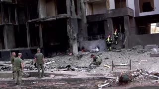 Kyiv hit by Russian shelling