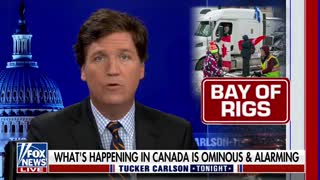 Tucker Carlson calls out dictator Justin Trudeau for using the Emergencies Act to target freedom protesters