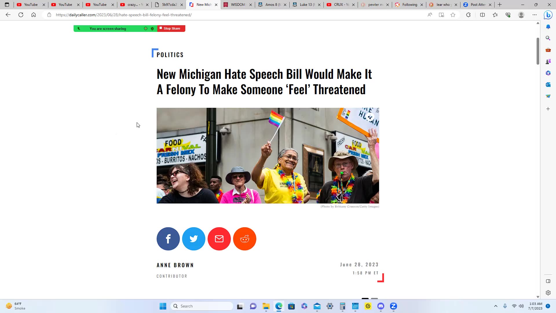 bills like The Michigan Hate Crime Act, designated HB 4474 will bring