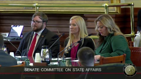 Julie Pickren Testimony - Texas Senate Committee on State Affairs