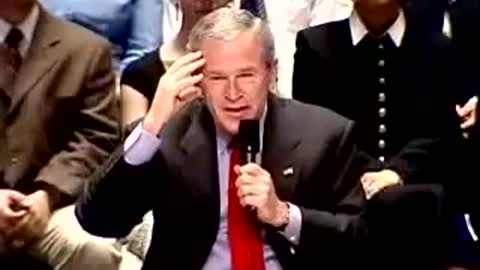 George W. Bush Explains About U.S. Propaganda