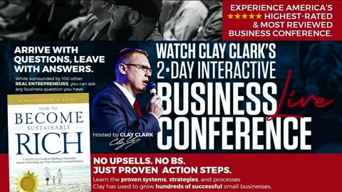 WATCH LIVE!!! Watch Clay Clark's 2-Day Interactive Business Growth Workshop LIVE (September 7th & 8th from 7AM to 3PM Central)