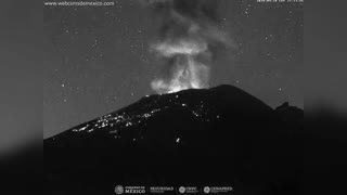 Mexican Volcano Eruption Sends Ash High In Air
