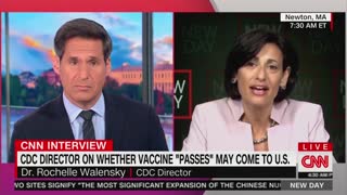 CDC Director Says Vaccine Passes An Option