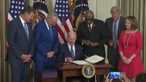 President Biden Finally Signs The "Inflation Reduction Act" Into Law