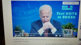 Biden Admits to Voter Fraud in 2020 Election