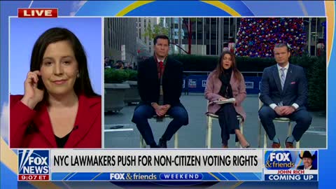 Elise Stefanik joins Fox and Friends to discuss illegal immigrants voting in NYC 12.05.21