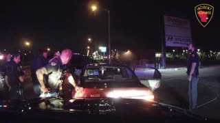 Dash Cam: Police Pursuit... Foot Bail & Chase