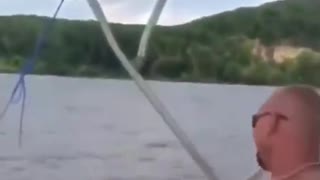 Funny Videos : Fish visit boat... 😂😂