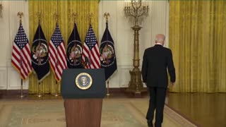 Biden once again walks off without taking questions from reporters