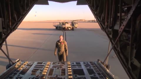 C-130J Super Hercules Arrives at Dyess Air Base Texas