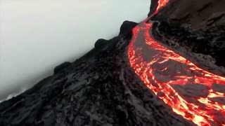 Angry Volcano Iceland 2021