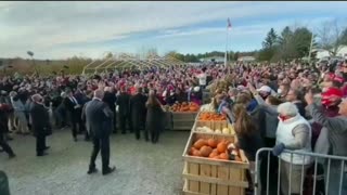 EPIC Reception for President Trump in Levant, Maine 10-25-2020
